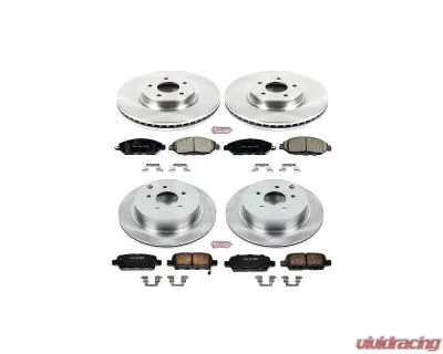 Power Stop Autospecialty Brake Kit Front & Rear Infiniti JX35 2013 - KOE6497
