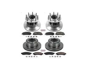 Power Stop Autospecialty Brake Kit Front & Rear Ford F-350 Super Duty 2012