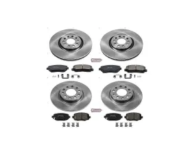 Power Stop Autospecialty Brake Kit Front & Rear Chrysler 200 2015-2017