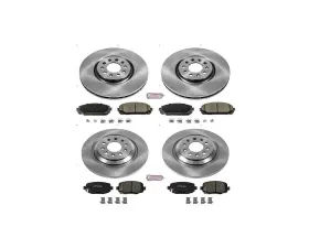 Power Stop Autospecialty Brake Kit Front & Rear Jeep Cherokee 2014-2016