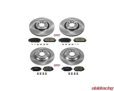 Power Stop Autospecialty Brake Kit Front & Rear Jeep Cherokee 2014-2016 - KOE6541