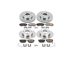 Power Stop Autospecialty Brake Kit Front & Rear Nissan 240SX 1989-1994