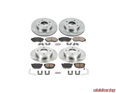 Power Stop Autospecialty Brake Kit Front & Rear Nissan 240SX 1989-1994 - KOE657