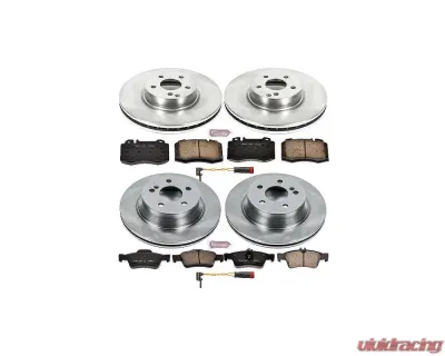 Power Stop Autospecialty Brake Kit Front & Rear Mercedes-Benz CLS500 2006 - KOE6598