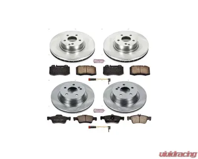 Power Stop Autospecialty Brake Kit Front & Rear Mercedes-Benz E550 2007-2009 - KOE6600