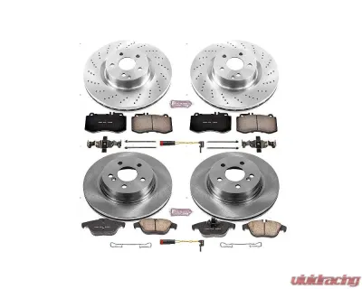 Power Stop Autospecialty Brake Kit Front & Rear Mercedes-Benz E350 2013-2014 - KOE6641