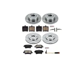 Power Stop Autospecialty Brake Kit Front & Rear Mercedes-Benz SLK280 2006-2008