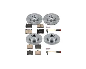 Power Stop Autospecialty Brake Kit Front & Rear Mercedes-Benz SLK280 2006-2008