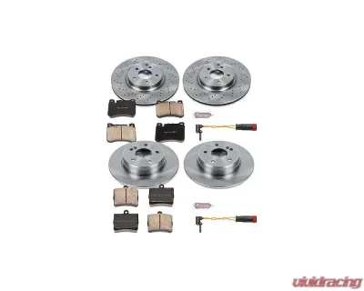 Power Stop Autospecialty Brake Kit Front & Rear Mercedes-Benz SLK280 2006-2008 - KOE6714