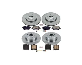 Power Stop Autospecialty Brake Kit Front & Rear Mercedes-Benz C240 2003-2005