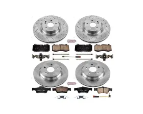 Power Stop Autospecialty Brake Kit Front & Rear Mercedes-Benz S350 2012-2013