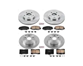 Power Stop Autospecialty Brake Kit Front & Rear Toyota Prius V 2012-2017
