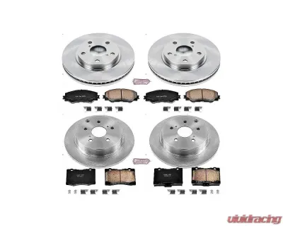 Power Stop Autospecialty Brake Kit Front & Rear Toyota Prius V 2012-2017 - KOE6763