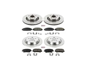 Power Stop Autospecialty Brake Kit Front & Rear Ford Mustang 2015-2022