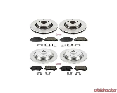 Power Stop Autospecialty Brake Kit Front & Rear Ford Mustang 2015-2022 - KOE6808
