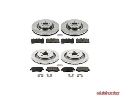 Power Stop Autospecialty Brake Kit Front & Rear Ford Mustang 2015-2022 - KOE6810