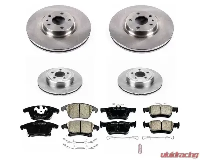 Power Stop Autospecialty Brake Kit Front & Rear Ford Fusion 2013-2019 - KOE6815