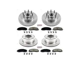 Power Stop Autospecialty Brake Kit Front & Rear Ford F-250 Super Duty 2012-2019