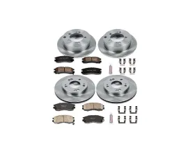 Power Stop Autospecialty Brake Kit Front & Rear Chrysler Sebring 1995-2000