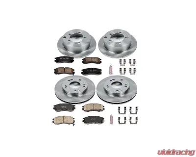 Power Stop Autospecialty Brake Kit Front & Rear Chrysler Sebring 1995-2000 - KOE683