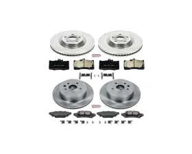 Power Stop Autospecialty Brake Kit Front & Rear Lexus IS350 2014-2015