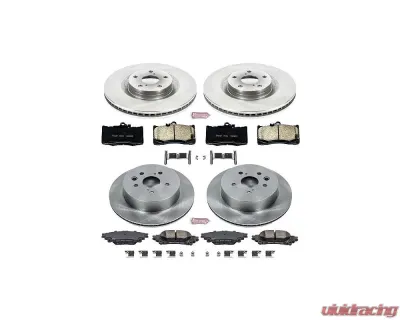Power Stop Autospecialty Brake Kit Front & Rear Lexus IS350 2014-2015 - KOE6947