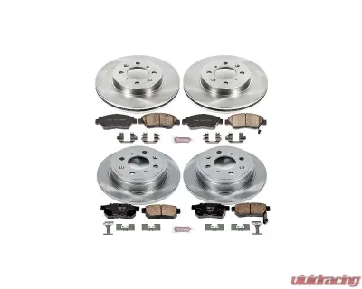 Power Stop Autospecialty Brake Kit Front & Rear Honda Civic del Sol 1994-1997 - KOE695