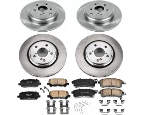 Power Stop Autospecialty Brake Kit Front & Rear Honda Odyssey 2015-2017