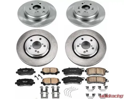 Power Stop Autospecialty Brake Kit Front & Rear Honda Odyssey 2015-2017 - KOE6958