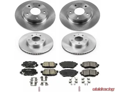 Power Stop Autospecialty Brake Kit Front & Rear Mazda Mazda 3 2014-2016 - KOE6973