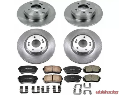 Power Stop Autospecialty Brake Kit Front & Rear Hyundai Sonata 2015 - KOE6981