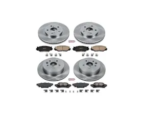 Power Stop Autospecialty Brake Kit Front & Rear Lexus IS250 2014-2015