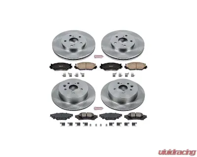 Power Stop Autospecialty Brake Kit Front & Rear Lexus IS250 2014-2015 - KOE6987