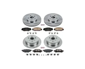 Power Stop Autospecialty Brake Kit Front & Rear Lexus IS250 2014-2015