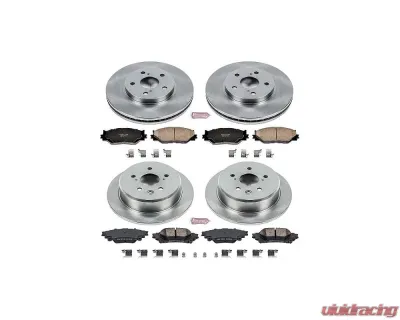 Power Stop Autospecialty Brake Kit Front & Rear Lexus IS250 2014-2015 - KOE6988
