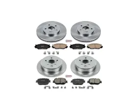 Power Stop Autospecialty Brake Kit Front & Rear Lexus IS250 2014-2015