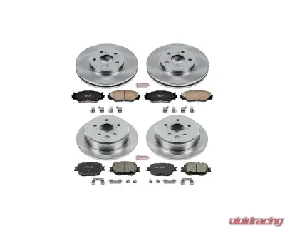 Power Stop Autospecialty Brake Kit Front & Rear Lexus IS250 2014-2015 - KOE6989