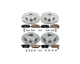 Power Stop Autospecialty Brake Kit Front & Rear Honda Civic 1992-1995