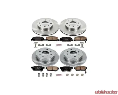 Power Stop Autospecialty Brake Kit Front & Rear Honda Civic 1992-1995 - KOE700