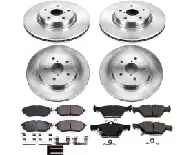 Power Stop Autospecialty Brake Kit Front & Rear Subaru Legacy 2015-2018