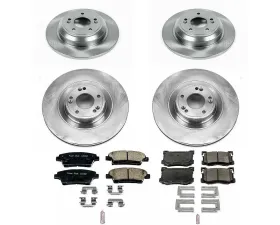 Power Stop Autospecialty Brake Kit Front & Rear Hyundai Genesis 2015-2016
