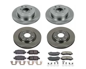 Power Stop Autospecialty Brake Kit Front & Rear Nissan Rogue 2014-2019