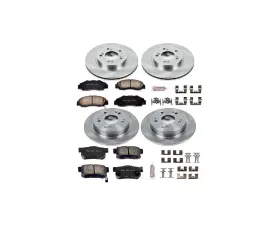 Power Stop Autospecialty Brake Kit Front & Rear Honda Prelude 1997-2001