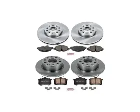 Power Stop Autospecialty Brake Kit Front & Rear Volkswagen Golf 2015-2016