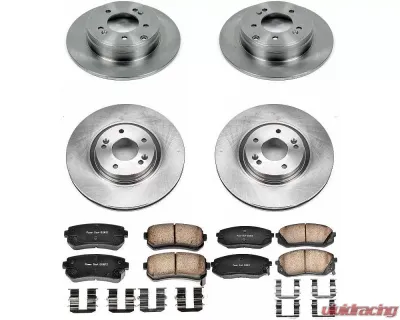 Power Stop Autospecialty Brake Kit Front & Rear Kia Cadenza 2014-2016 - KOE7113