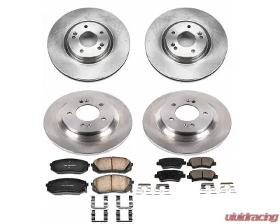 Power Stop Autospecialty Brake Kit Front & Rear Hyundai Sonata 2015 - KOE7114