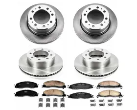 Power Stop Autospecialty Brake Kit Front & Rear Ram 3500 2013-2018