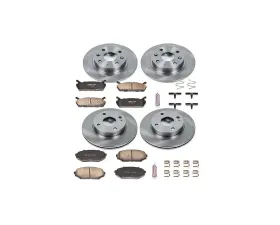 Power Stop Autospecialty Brake Kit Front & Rear Mazda Miata 1990-1993