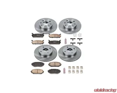 Power Stop Autospecialty Brake Kit Front & Rear Mazda Miata 1990-1993 - KOE718
