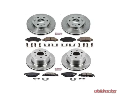Power Stop Autospecialty Brake Kit Front & Rear Chevrolet Tahoe 2015-2019 - KOE7225